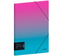 Папки пластиковые на резинке, на кнопке