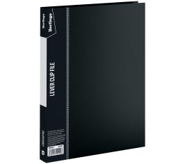 Папки пластиковые с зажимом/прижимом