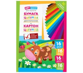 Наборы цветной бумаги и картона