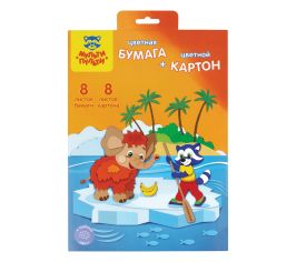 Наборы цветной бумаги и картона