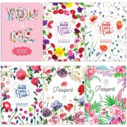 Обложка для паспорта ОfficeSpace фотопечать, ПВХ, «Цветы» ассорти