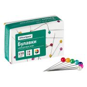 Булавки офис. 28мм (Спейс) 150шт., к/кор. (SP28_2262)
