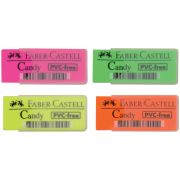 Резинка стирательная FABER-CASTELL «CANDY», для чернограф и цветных карандашей, каучук, 784000