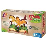 Краски гуаш.12цв.(Луч) «Мини» 15мл, 250гр.(20С1356-08)