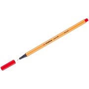 Ручка кап. 0.4мм (Stabilo) «Point» красный (88/40)