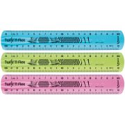 Линейка 20см (Maped) «Twist'n Flex» гибкая, тонированная, ассорти, е/подвес (279210)