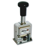 Штамп.KW-trio.Нумератор метал. 7 разрядов.4.2мм.черный корпус