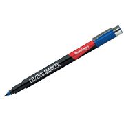 Маркер для CD/DVD, синий, 0,5мм, перманентный