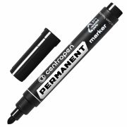 Маркер перм 2.5мм (Centropen) черный, водостойкий, термостойкий (8566)