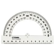 Транспортир СТАММ 180град./12см ТР32 прозрачный