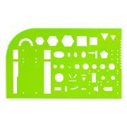 Линейка траф.студенческий.СТАММ 15см.ассорт.