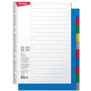 Разделитель листов А4 «10 цветов», пластиковый