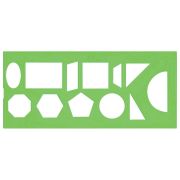 Трафарет (Стамм) геометр.фигуры(ТТ11)