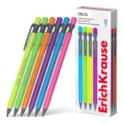 АВТ. карандаш ErKrause DELTA, 0,5мм, ассорти 22004