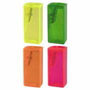 Точилка пластиковая FABER-CASTELL 1 отв., контейнер