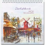 _Скетчбук(Полином) Блокнот д/зарисовок Крафт (2611/871156)[60л.;190х190;мет.гребень;жест.подл;крафт 80г/м2]