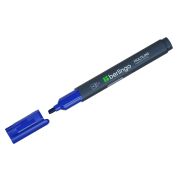 Маркер перм. BERLINGO синий, скошенный, 4мм