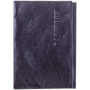 Обложка для паспорта ОfficeSpace кожа тип 1, черный