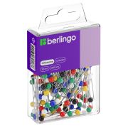 Булавки офисные 28 мм, 250 шт., пластик. коробка, европодвес