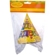 Набор колпаков 6 шт., С Днем Рождения