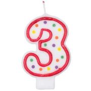 ПРЗД_Свеча д/торта (ВЗ) Цифра «3», 76мм, к/бл.(1502-0141)