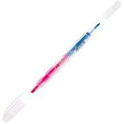 Текстовыделитель двусторонний «H2-1000» розовый/голубой, 3/2мм