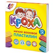 Пластилин 12цв.(Луч) «Кроха» 198гр, стек, мягкий (23С1484-08)