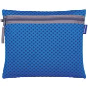 Папка для тетрадей 1 отделение, А5, Berlingo «Color Zone», синий, ткань, на молнии