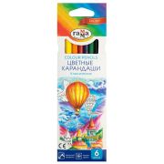 Карандаши цветные Гамма «Классические», 06цв., заточен., картон, европодвес