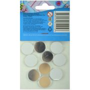 ИГР.Материалы д/творч.Зеркальца.АППЛИКА.Кружочки.10шт.п/бл.