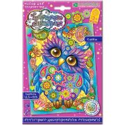 *Набор д/творч(Клеvер) КартинаАнтистресс Совка (АС 19-211) 3+