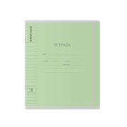 ТЕТРАДЬ 18 Л, ЛИН. ПОЛ. КЛАССИКА С ЛИНОВКОЙ ЗЕЛЕНАЯ /10/200/