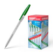Ручка шар.ErKr R-301 CLASSIC.1.0мм.Stick.прозр.корп.зеленая