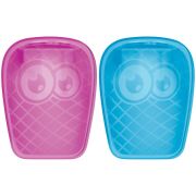 Точилка пластиковая с контейнером, Maped PULSE 2 отверстия, цвета ассорти, в дисплее (10216100/030319/0005298/17  , КИТАЙ)