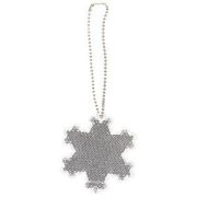 *Светоотражатель(Coreflect) Подвеска Снежинка Белый (51007.10)