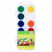 Акварель Гамма «Пчелка», медовая, 12 цветов, без кисти, пластик, европодвес