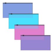 Папка на молнии ZIP 250*130.ErKr.Fizzy Vivid,Travel.ассорти