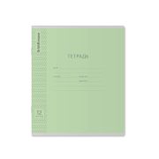 214 Тет12л кос.частая.ПОЛ.офс.карт.обл.Классика.Линовка.зеленая
