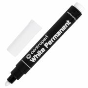 Маркер перм.круглый.CENTROPEN 8586/1 2.5мм.белый