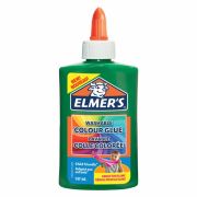Клей канцелярский Elmers «Colour Glue», 147мл, для слаймов, зеленый, непрозрачный