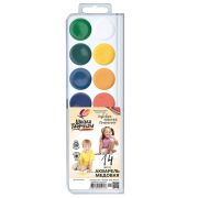 Краски акварельные ЛУЧ «Школа творчества», 14 цв, медовые, без кисти,пластиковая коробка,29С 1757-08