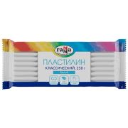 Пластилин  1цв.250гр.ГАММА.Классический.белый.п/у.