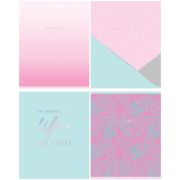 Тетрадь 48л., А5, клетка GreenwichLine «Duotone inspiration», софтлак, тиснение фольгой, 70г/м2