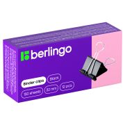 Зажим для бумаг 32мм, Berlingo, 1 шт., черный, ПОШТУЧНО
