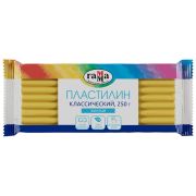 Пластилин  1цв.250гр.ГАММА.Классический.желтый.п/у.