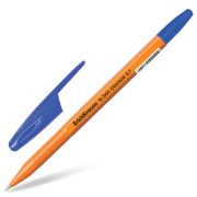 Ручка шар.ErKr R-301 ORANGE.0.7мм.Stick.оранж.корп.синяя.ш/код