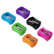 Точилка пластиковая Berlingo «City Style», 1 отверстие, ассорти