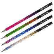 Карандаш ч/г Berlingo «xFiles» HB, круглый, заточен., ассорти