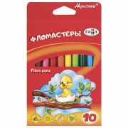 Флом. 10цв.ГАММА.Мультики.смываемые.вент.колп.к/бл.