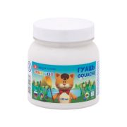 Гуашь ЗХК ЦВЕТИК. 220мл.белая.в банке